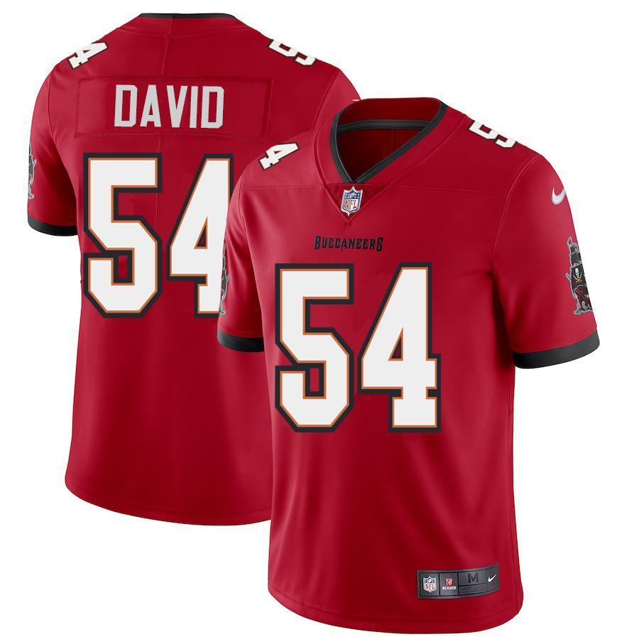 Tampa Bay Buccaneers #54 Lavonte David Nike Red Vapor Limited Jersey
