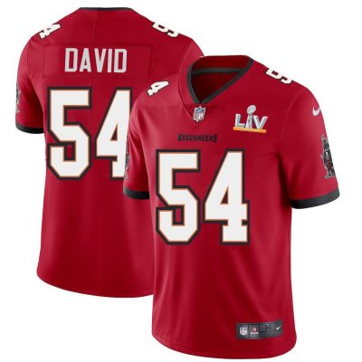 Tampa Bay Buccaneers #54 Lavonte David Super Bowl LV Bound Nike Red Vapor Limited Jersey