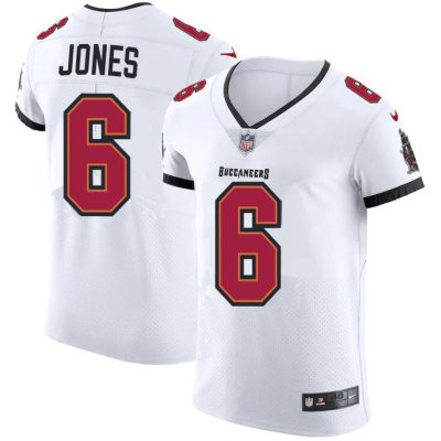 Tampa Bay Buccaneers #6 Julio Jones Nike White Vapor Elite Jersey