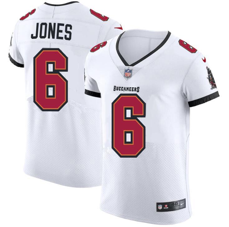Tampa Bay Buccaneers #6 Julio Jones Nike White Vapor Elite Jersey
