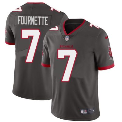 Tampa Bay Buccaneers #7 Leonard Fournette Nike Pewter Alternate Vapor Limited Jersey