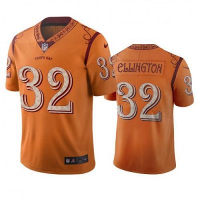 Tampa Bay Tampa Bay Buccaneers #32 Andre Ellington Orange Vapor Limited City Edition Jersey