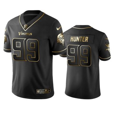 Vikings #99 Danielle Hunter Stitched NFL Vapor Untouchable Limited Black Golden Jersey