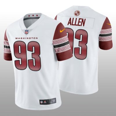 Washington Commanders #93 Jonathan Allen Nike Jersey - White
