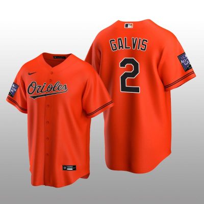 All-Star Game Baltimore Orioles Orange Alternate Jersey Replica Freddy Galvis