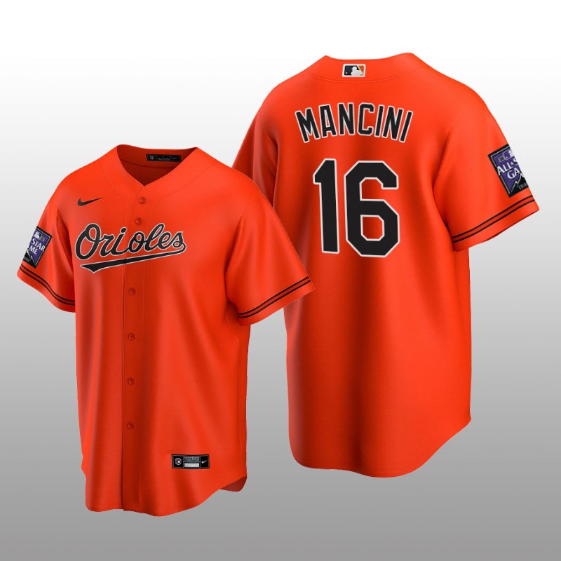 All-Star Game Baltimore Orioles Orange Alternate Jersey Replica Trey Mancini