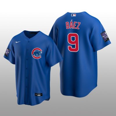 All-Star Game Chicago Cubs Royal Alternate Replica Javier Baez Jersey