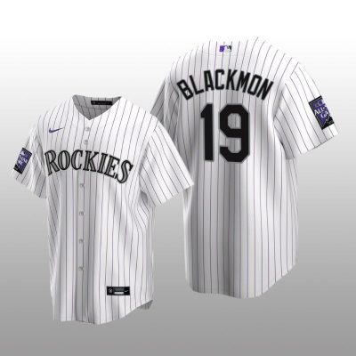All-Star Game Colorado Rockies Home Jersey Replica Charlie Blackmon White