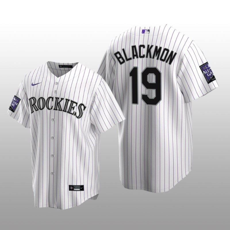 All-Star Game Colorado Rockies Home Jersey Replica Charlie Blackmon White
