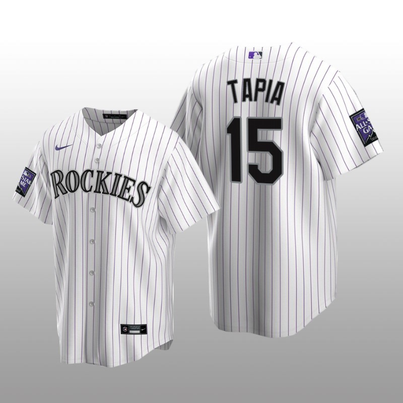 All-Star Game Colorado Rockies Home Jersey Replica Raimel Tapia White