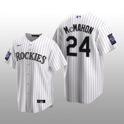 All-Star Game Colorado Rockies Home Jersey Replica Ryan McMahon White
