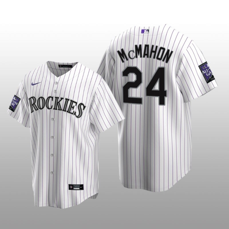 All-Star Game Colorado Rockies Home Jersey Replica Ryan McMahon White