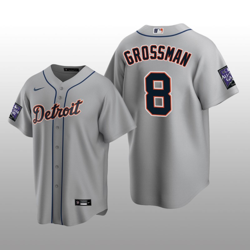 All-Star Game Gray Replica Jersey Robbie Grossman Detroit Tigers