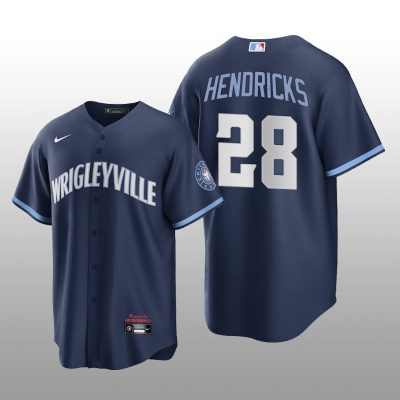 City Connect Chicago Cubs Kyle Hendricks Replica Navy Jersey