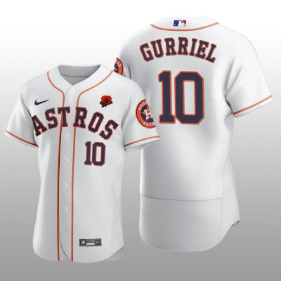 Memorial Day Houston Astros Yuli Gurriel Authentic White Jersey