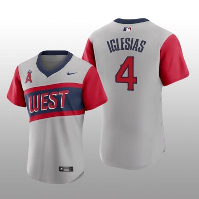 Angels Jose Iglesias Little League Classic Gray Road Authentic Jersey