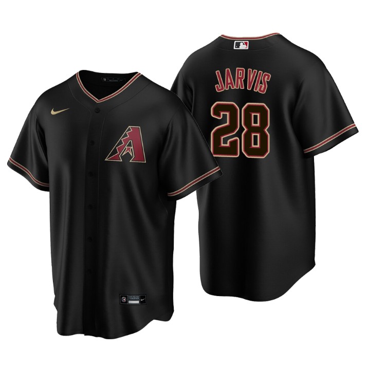 Arizona Diamondbacks Bryce Jarvis Black 2020 MLB Draft Alternate Replica Jersey