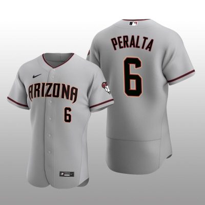 Arizona Diamondbacks David Peralta Authentic Road Gray Jersey