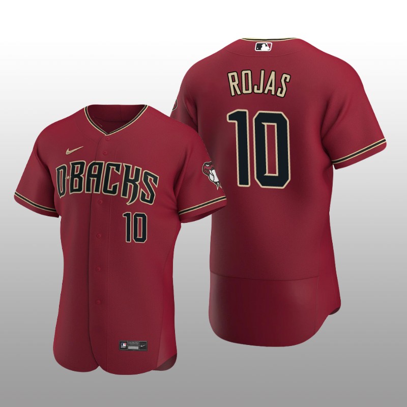 Arizona Diamondbacks Josh Rojas Authentic Alternate Crimson Jersey