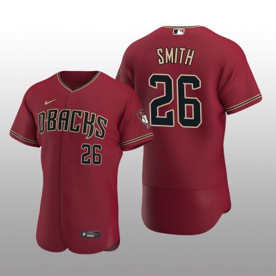 Arizona Diamondbacks Pavin Smith Authentic Alternate Crimson Jersey