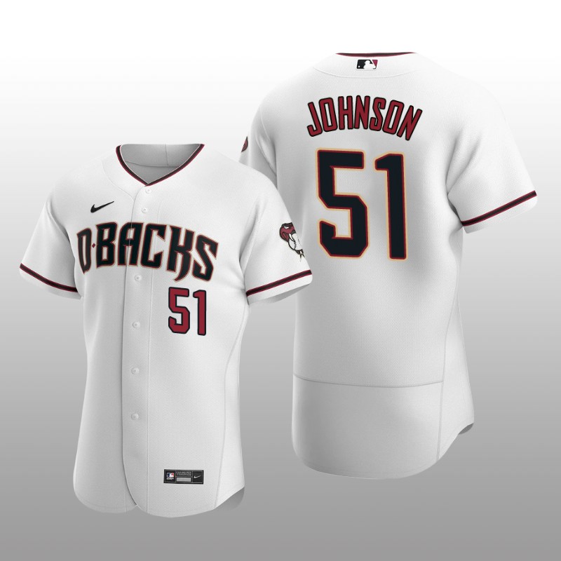 Arizona Diamondbacks Randy Johnson Authentic Home White Jersey