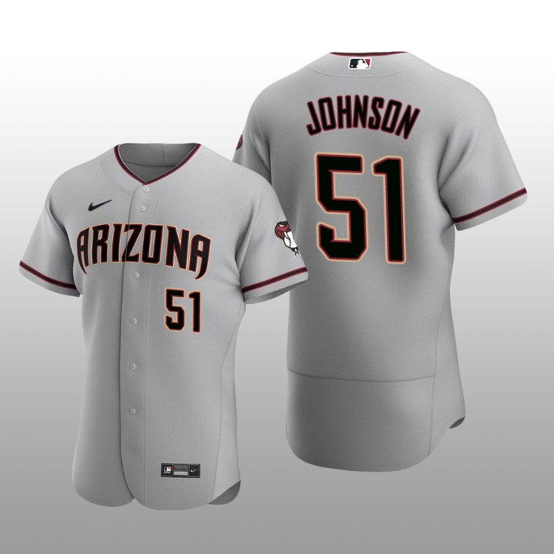 Arizona Diamondbacks Randy Johnson Authentic Road Gray Jersey