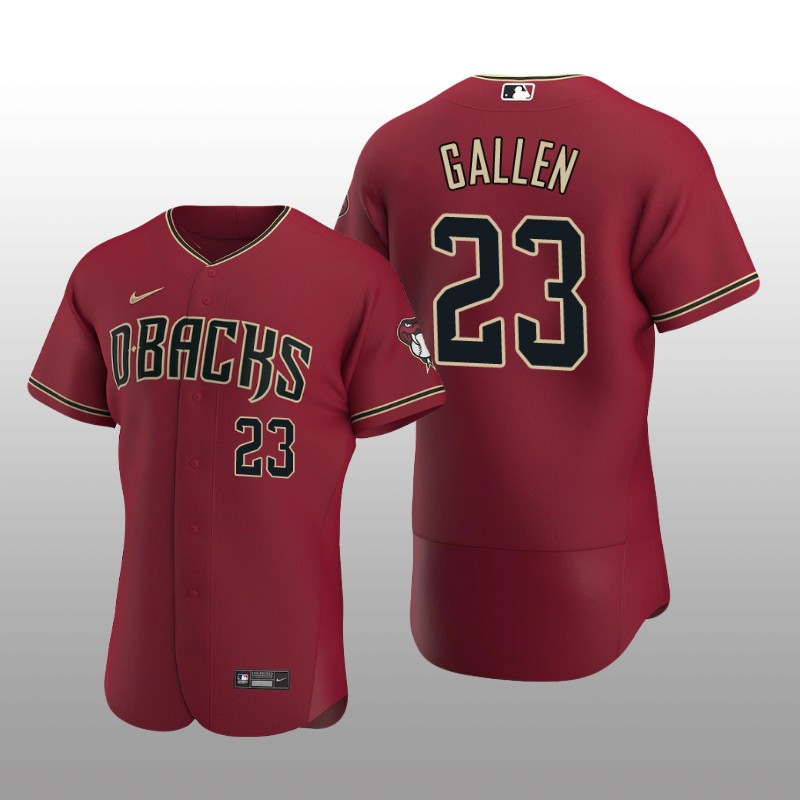 Arizona Diamondbacks Zac Gallen Authentic Alternate Crimson Jersey
