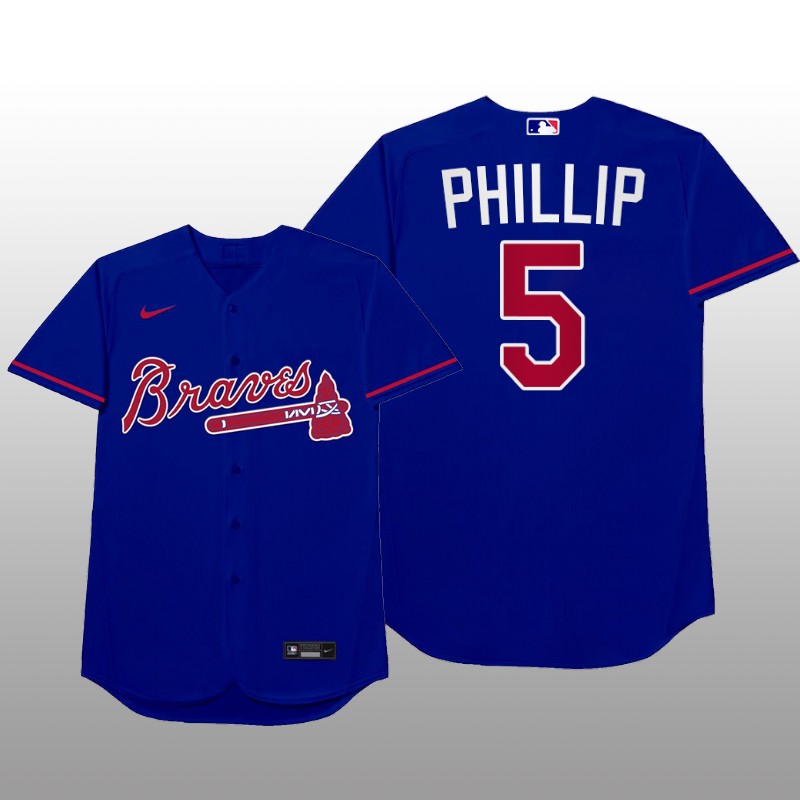 Atlanta Braves Freddie Freeman MLB Players Weekend Nickname Blue Jersey