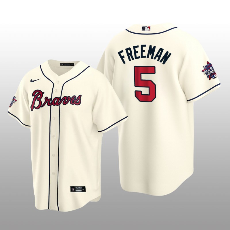 Atlanta Braves Freddie Freeman Cream MLB All-Star Game Replica Jersey