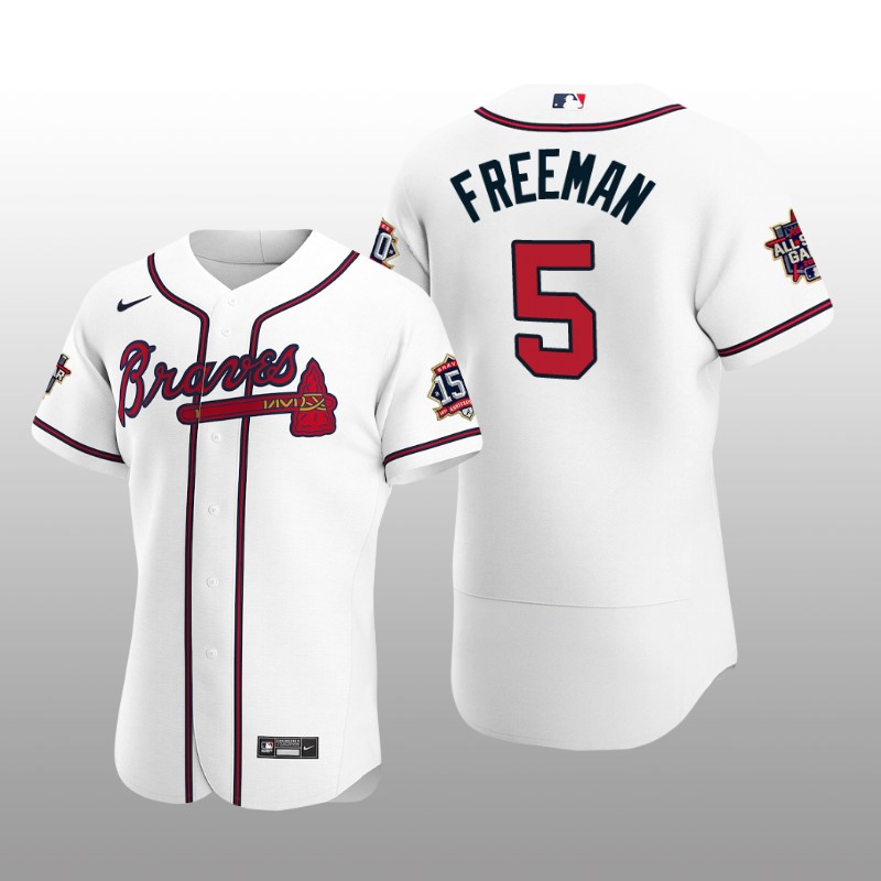Atlanta Braves Freddie Freeman White MLB All-Star Game Authentic Home Jersey