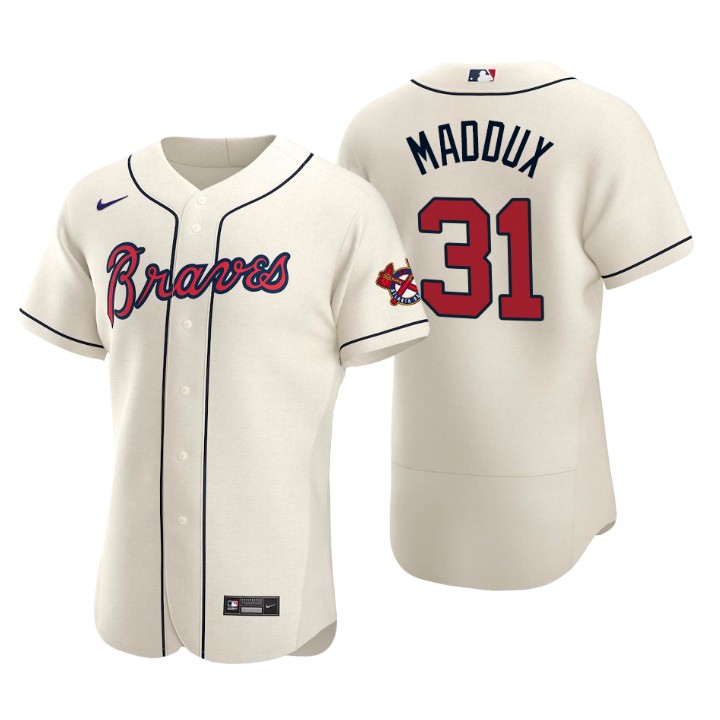 Atlanta Braves Greg Maddux Cream Authentic 2020 Alternate Jersey