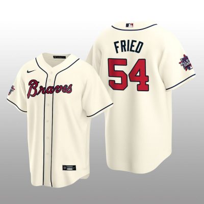 Atlanta Braves Max Fried Cream MLB All-Star Game Replica Alternate Jersey