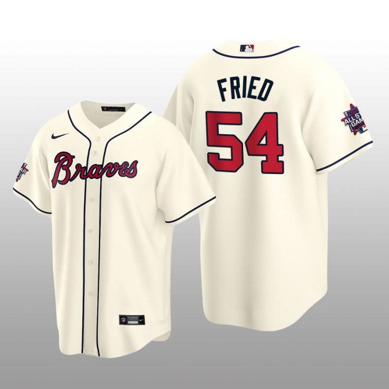 Atlanta Braves Max Fried Cream MLB All-Star Game Replica Alternate Jersey
