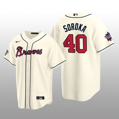 Atlanta Braves Mike Soroka Cream MLB All-Star Game Replica Jersey