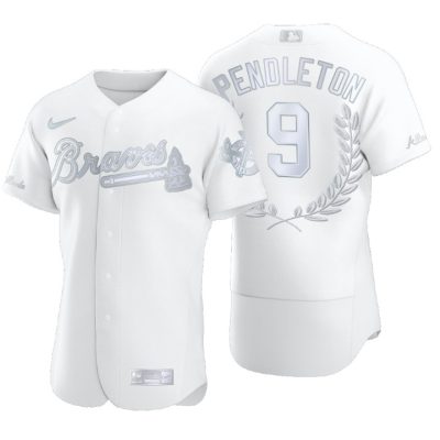 Atlanta Braves Terry Pendleton White Awards Collection NL MVP Jersey