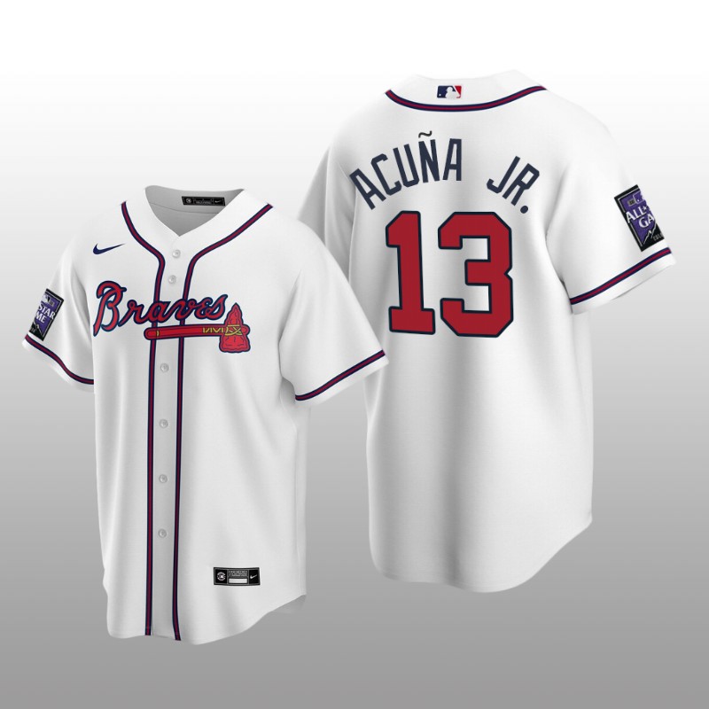 Atlanta Braves White Alternate Jersey Replica Ronald Acuna Jr. All-Star Game