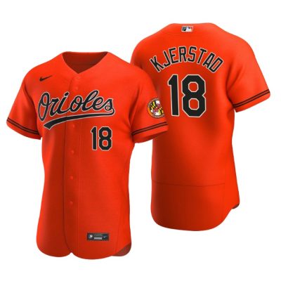 Baltimore Orioles Heston Kjerstad Orange 2020 MLB Draft Alternate Authentic Jersey
