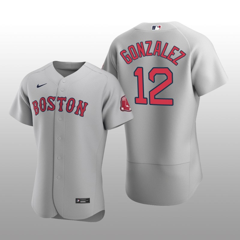 Boston Red Sox Marwin Gonzalez Authentic Road Gray Jersey