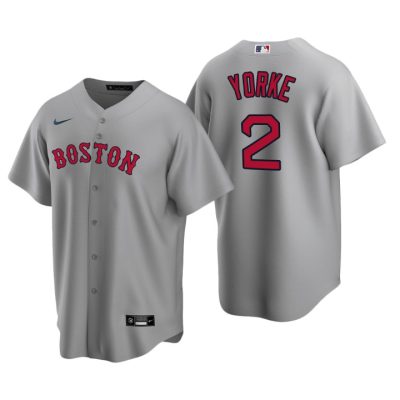 Boston Red Sox Nick Yorke Gray 2020 MLB Draft Road Replica Jersey