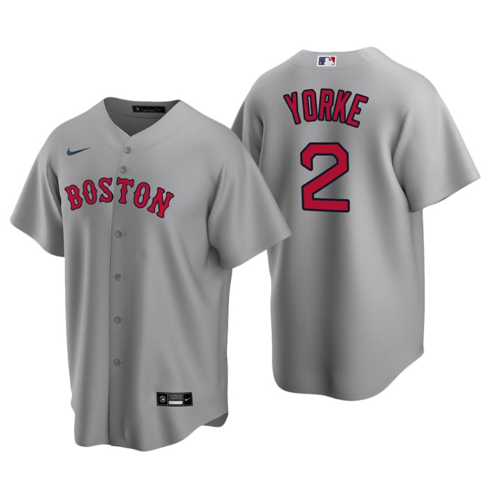 Boston Red Sox Nick Yorke Gray 2020 MLB Draft Road Replica Jersey