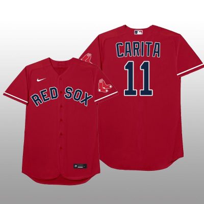 Boston Red Sox Rafael Devers MLB Players Weekend Nickname Red Jersey