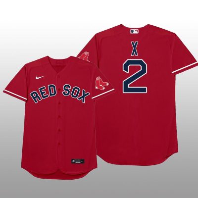 Boston Red Sox Xander Bogaerts MLB Players Weekend Nickname Red Jersey