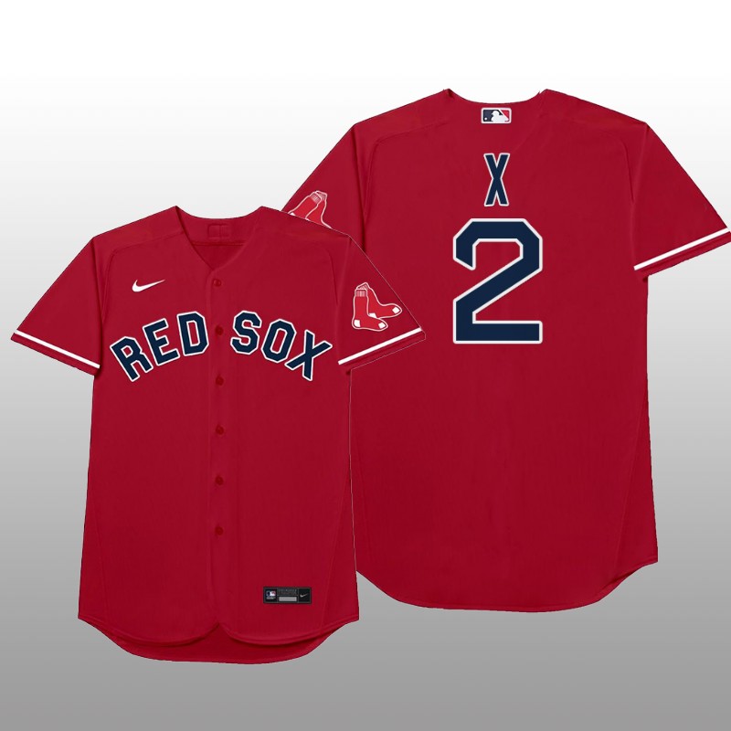 Boston Red Sox Xander Bogaerts MLB Players Weekend Nickname Red Jersey