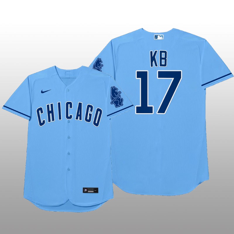 Chicago Cubs Kris Bryant MLB Players Weekend Nickname Blue Jersey