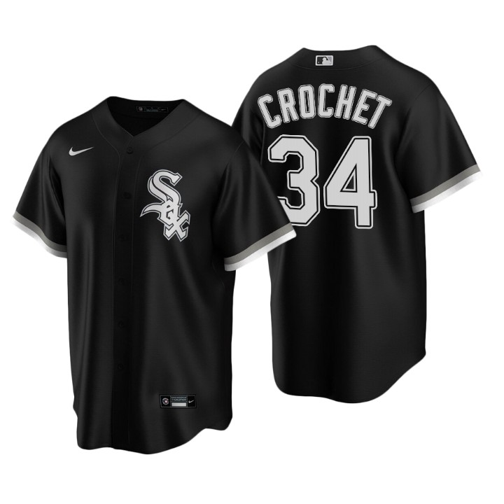 Chicago White Sox Garrett Crochet Black 2020 MLB Draft Alternate Replica Jersey