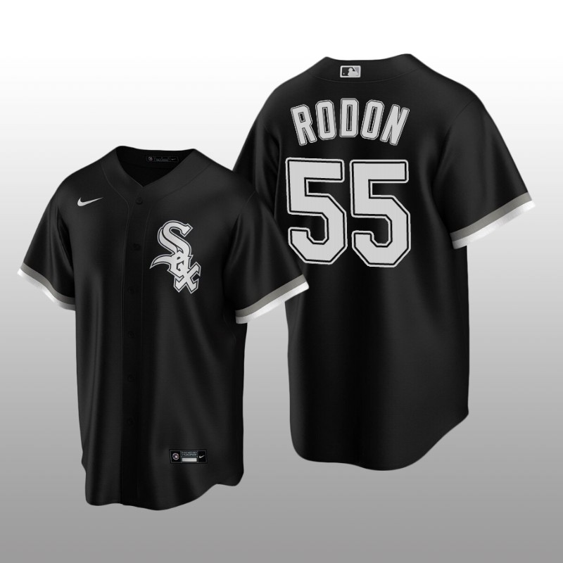 Chicago White Sox Men's Replica Alternate Jersey Carlos Rodon Black Nike