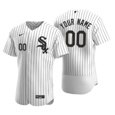 Chicago White Sox White 2020 Home Authentic Custom Men's Jersey