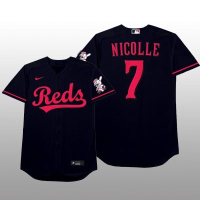 Cincinnati Reds Eugenio Suarez MLB Players Weekend Nickname Navy Jersey