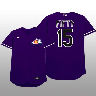 Colorado Rockies Raimel Tapia MLB Players Weekend Nickname Purple Jersey