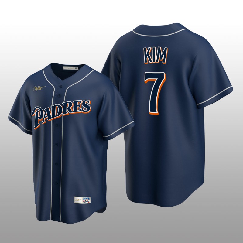 Cooperstown Collection Ha-Seong Kim San Diego Padres Navy Men's Jersey